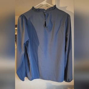 Dusty blue blouse size small